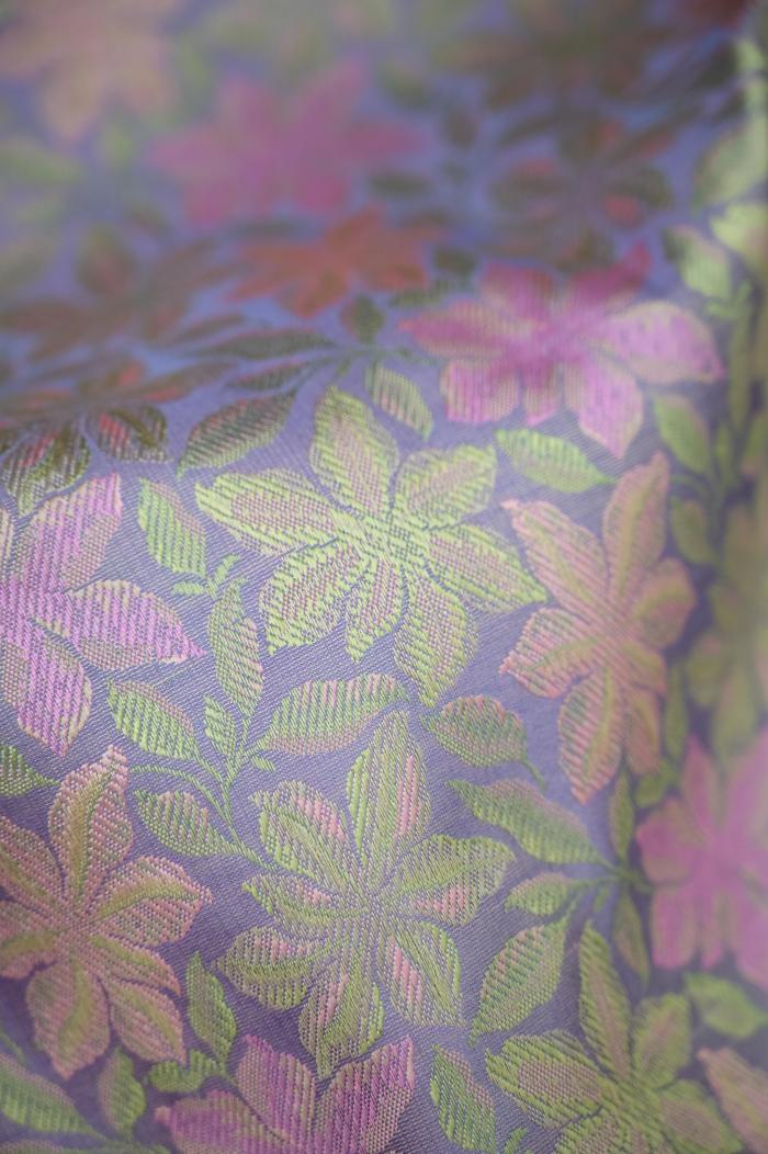 Pure Lavender Tanchui Katan Floral Banarasi Saree