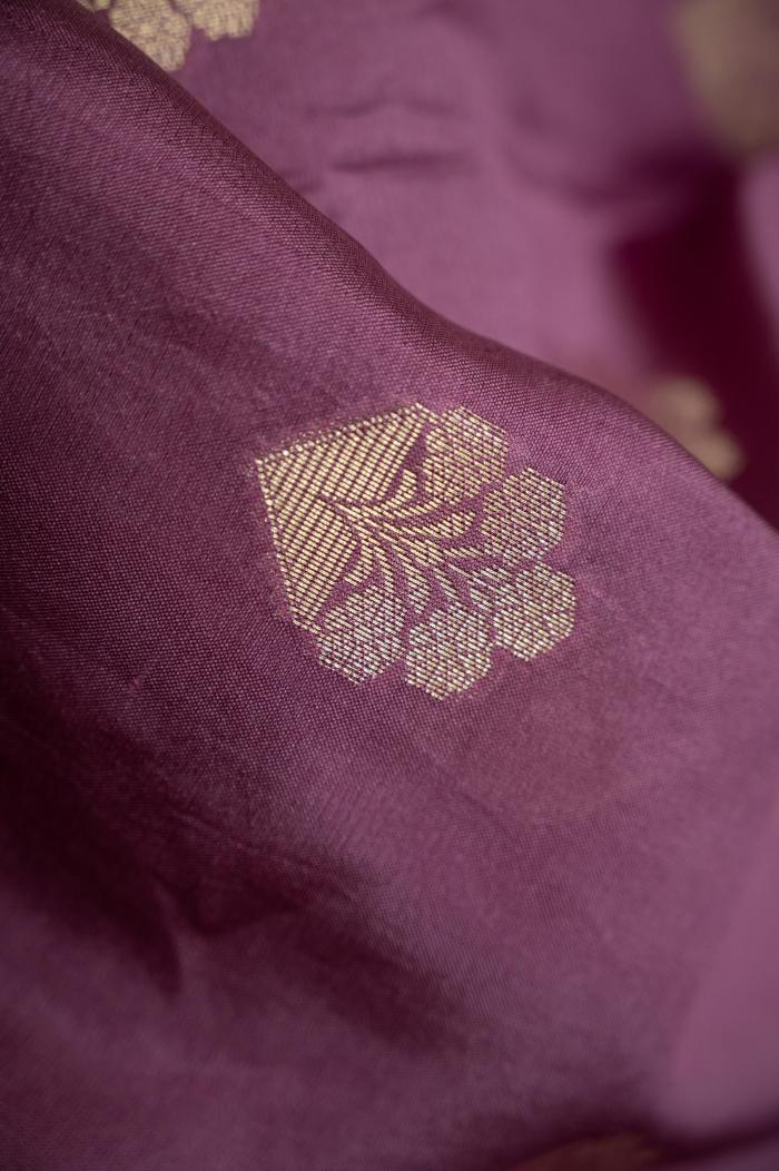 Banarasi Dupian Silk Wine Colour Suit