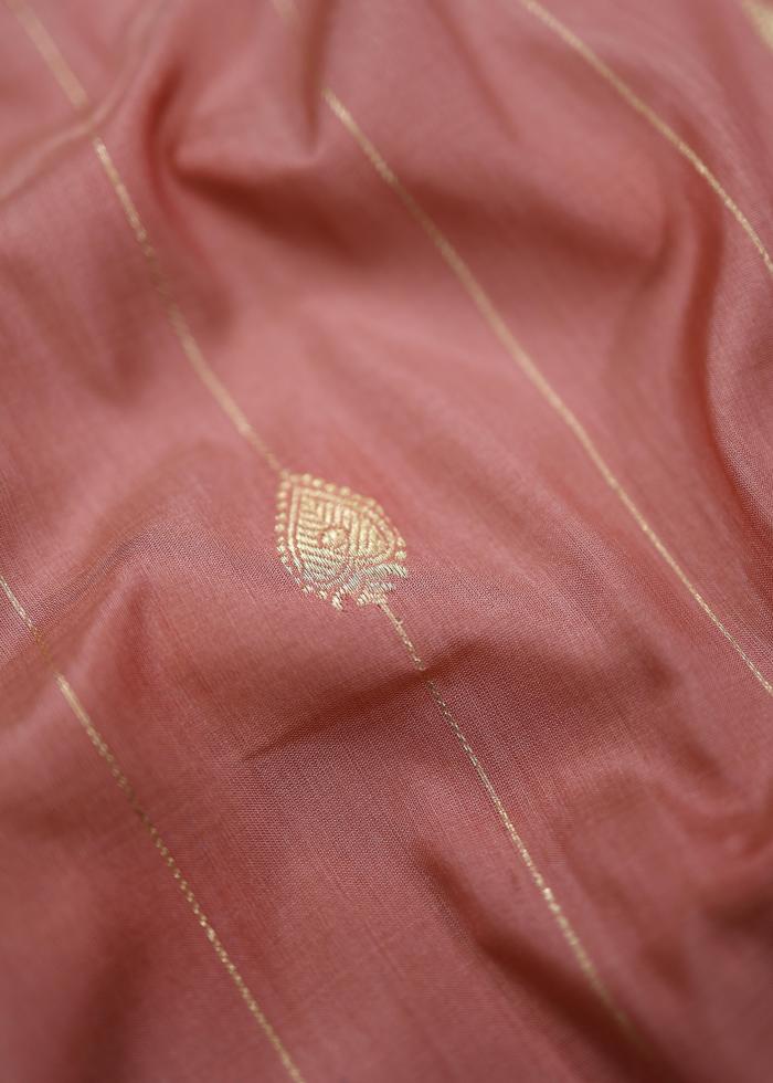 Pure Banarasi Gazari Pink Kadhwa Silk Saree