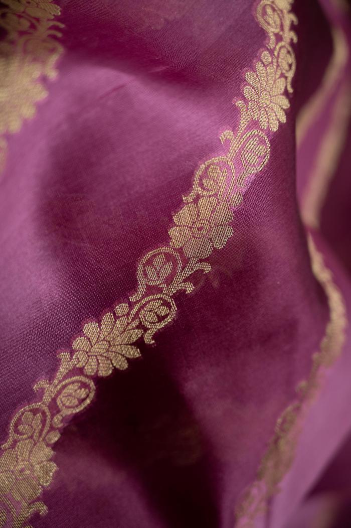 Banarasi Dupian Silk Wine Colour Arha Saree