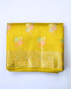 Zari Weaving Meenaboota Banarasi Saree