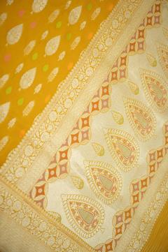 Banarasi Katan Gold Upada Zari Saree