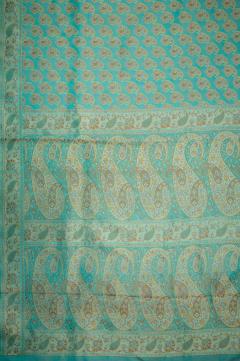 Pure Katan Tanchui Sea Green Banarasi Saree