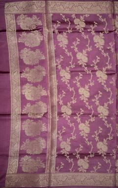 Banarasi Dupian Silk Wine Colour Suit