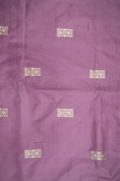 Pure Banarasi Katan Meenedar Kadhwa Lilac Saree