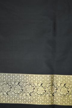 Pure Banarasi Black Katan Silk Saree