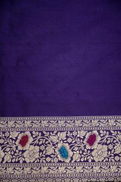 Banarasi Katan Silk Saree in Uda Shade