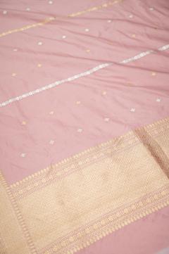 Pure Katan Kadhwa Light Copper Banarasi 3 Pc Suit