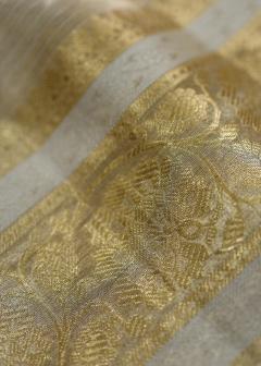 Pure Banarasi Tissue Minakari Gold Saree